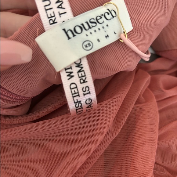 House of CB Tibi dress in rose XS - Picture 4 of 5